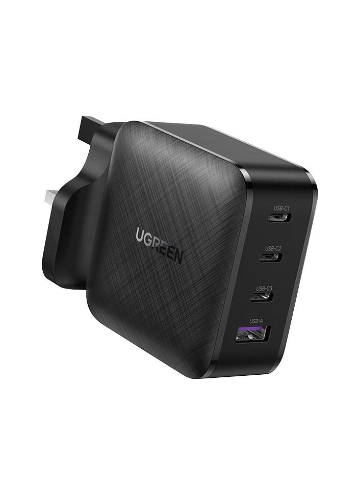 يو جرين 65W Wall Charger (3C1A) UK Space Gray  - Image 1
