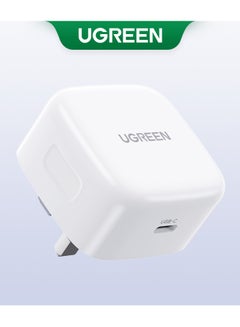 يو جرين 30W PD Fast Charger UK - White  - Image 2