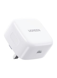 يو جرين 30W PD Fast Charger UK - White  - Image 1