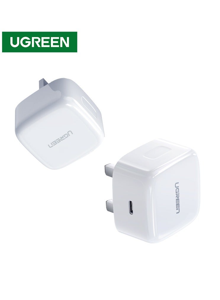 يو جرين PD Fast Charger 20W UK - White  - Image 2