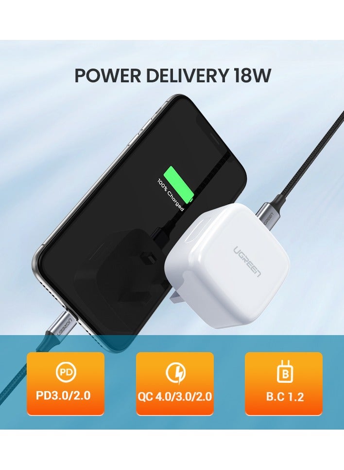 يو جرين PD Fast Charger 20W UK - White  - Image 5