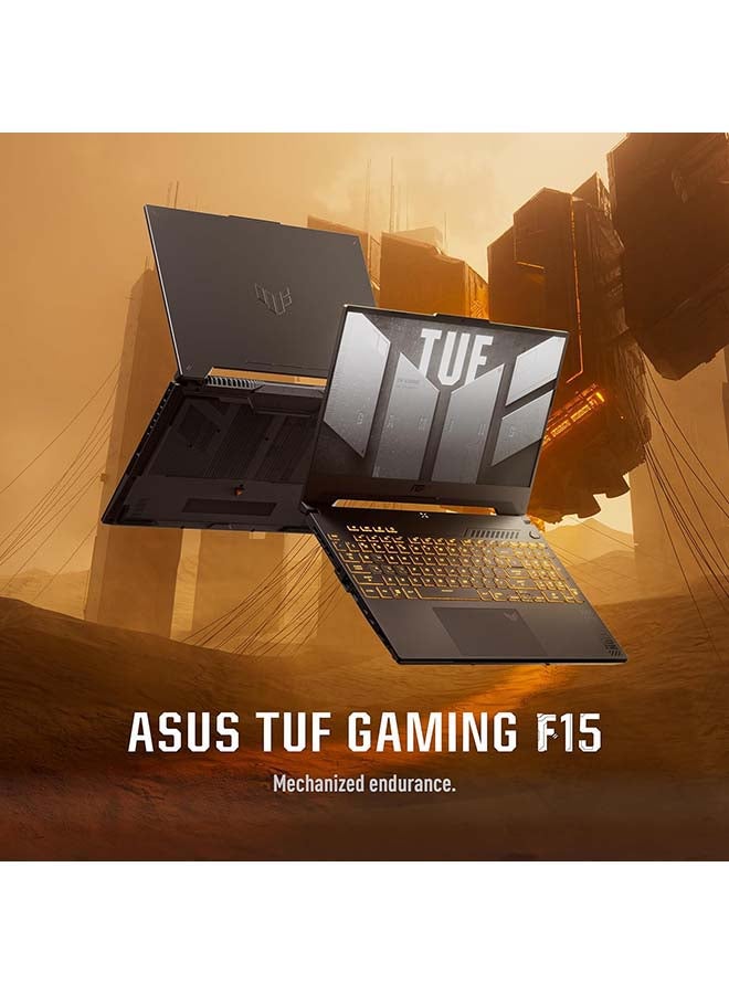 ASUS - TUF Gaming F15 15.6-Inch Display, Core i7-13620H Processor/16GB RAM/1TB SSD/6GB Nvidia GeForce RTX 4050 Graphics/Windows 11 Home English/Arabic Jaeger Gray - Image 1