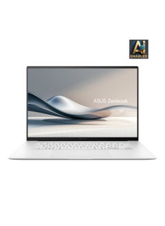 Zenbook S 16 OLED AI Laptop With 16-Inch Display,  AMD Ryzen AI R9-HX370 Processor/32GB RAM/2TB SSD/Intel UHD Graphics/Windows 11 Home with Copilot Key English/Arabic Scandinavian White (Upgraded Version) - pnsku/N70146824V/45/_/1738069574/e90133e6-3a0b-4836-a6fb-0b95415fdbeb