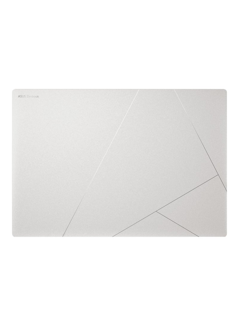 ASUS - Zenbook S 16 OLED AI Laptop With 16-Inch Display,  AMD Ryzen AI R9-HX370 Processor/32GB RAM/2TB SSD/Intel UHD Graphics/Windows 11 Home with Copilot Key English/Arabic Scandinavian White - Image 1