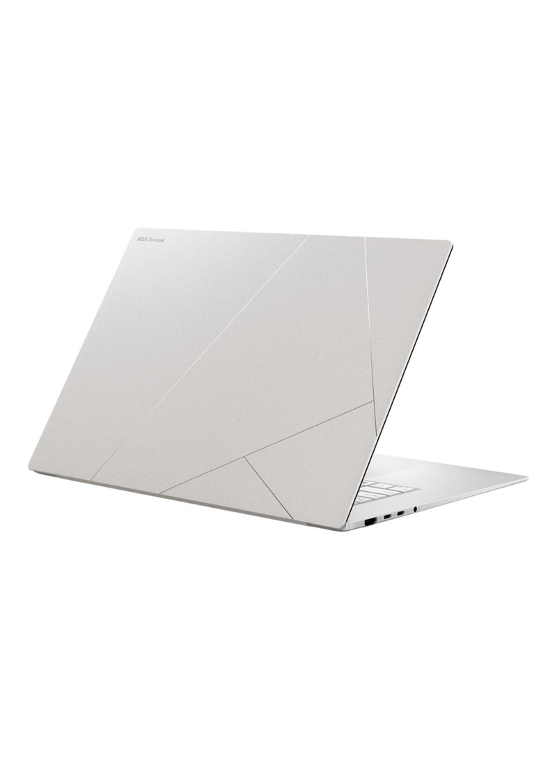 ASUS - Zenbook S 16 OLED AI Laptop With 16-Inch Display,  AMD Ryzen AI R9-HX370 Processor/32GB RAM/2TB SSD/Intel UHD Graphics/Windows 11 Home with Copilot Key English/Arabic Scandinavian White - Image 1