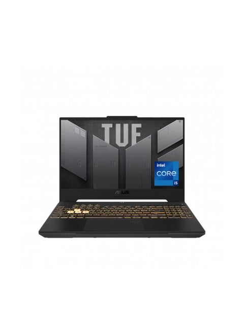 TUF F15 FX507ZC4-HN083W Laptop With 15.6-Inch Display, Core i5-12500H Processor/16GB RAM/512GB SSD/4GB Nvidia Geforce RTX 3050 Graphics Card/Windows 11 Home English/Arabic Mecha Gray