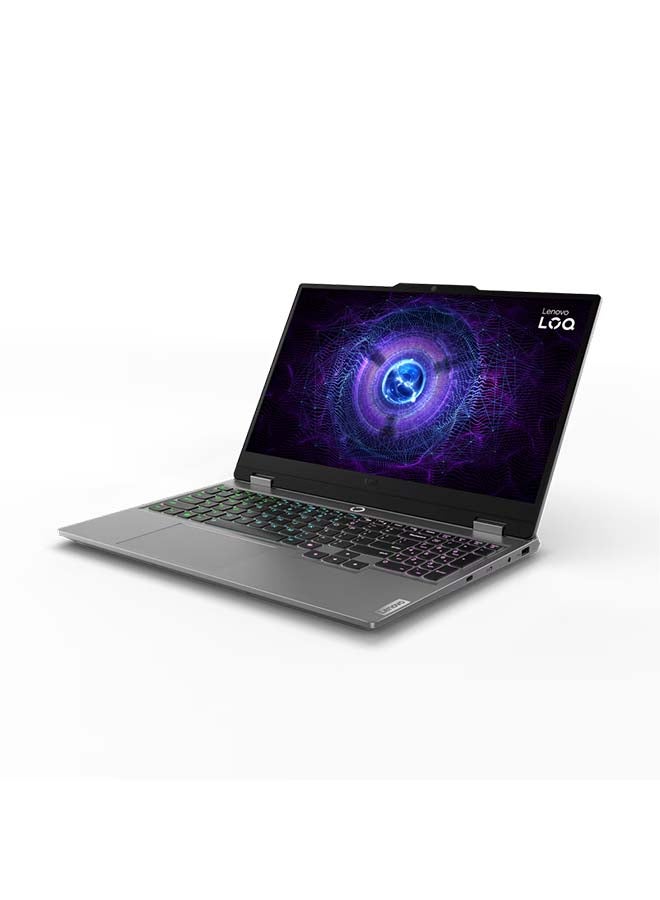 Lenovo LOQ 15IRX9 15.6-Inch Display, Core i7-13650HX Processor/16GB RAM/512GB SSD/6GB Nvidia GeForce RTX 4050 Graphics/Windows 11 Home English/Arabic Luna Grey  - Image 2