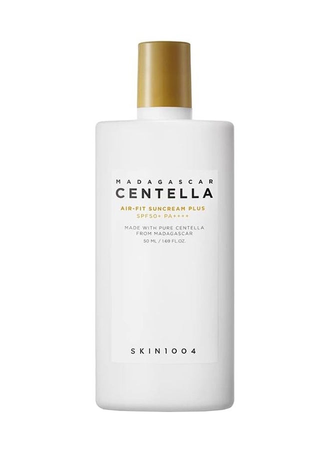 skin1004 - Madagascar Centella Air-Fit Suncream Plus SPF50+ PA++++ White 50ml - Image 1