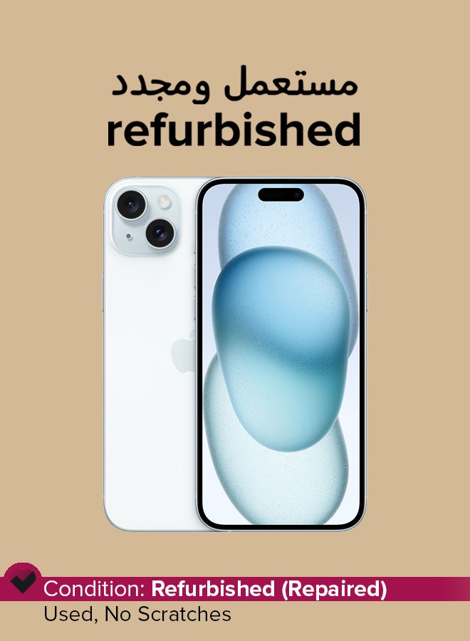 Apple Refurbished - iPhone 15 Plus 128GB Blue 5G With Facetime - Image 1