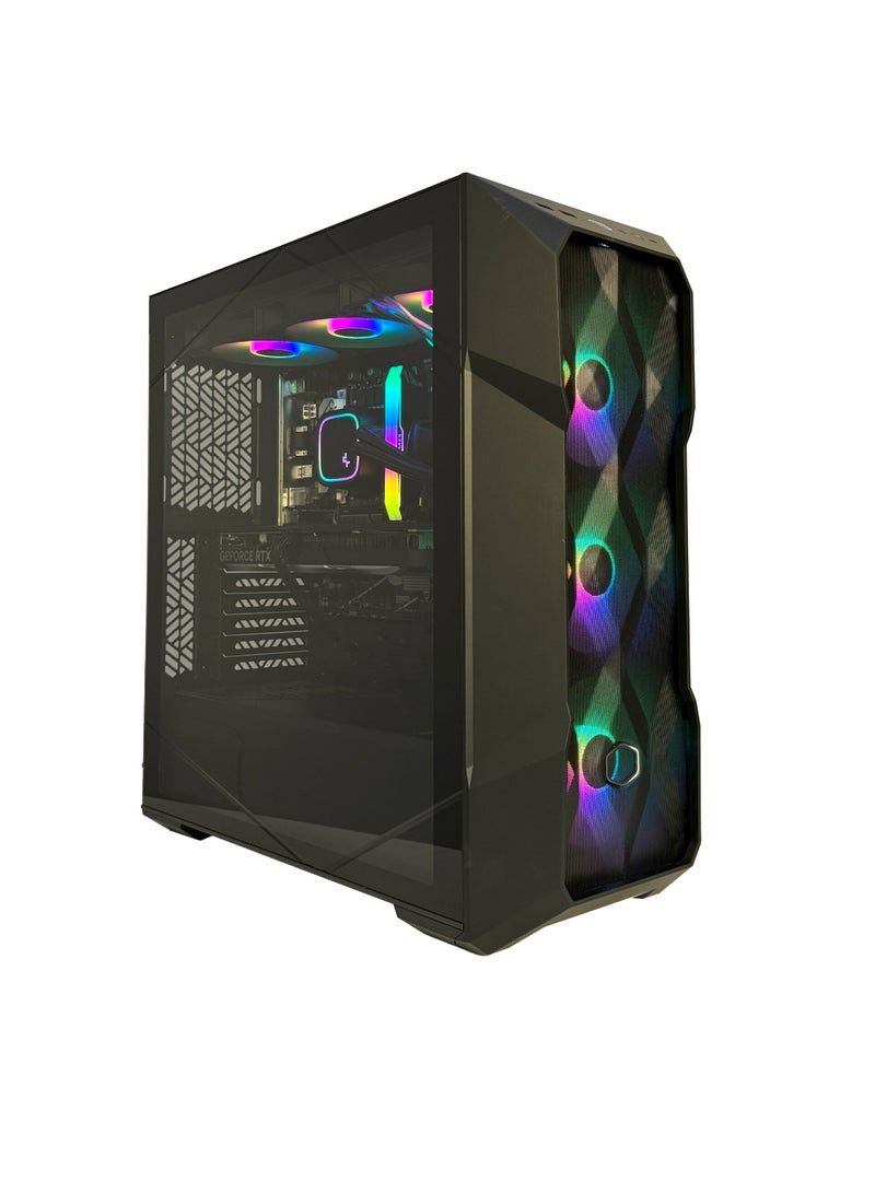 ام اي اكسايت Gaming PC BEAST Core i5 14400F Processor/ Nivida GeForce RTX 4060 Ti Graphics/ 32GB RAM DDR5/1000GB SSD/ Windows 11 Pro Black - Image 1