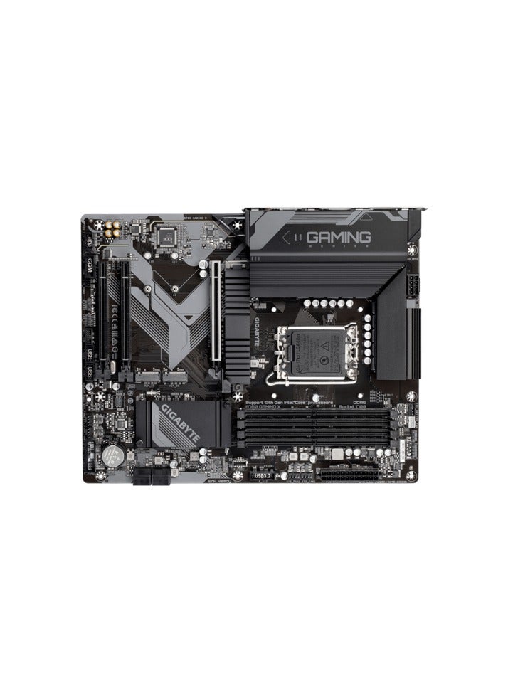 The Gigabyte B760 GAMING X DDR4 motherboard designed for 12th and 13th generation Intel Core hybrid processors is ideal for building a cost effective gaming system. black