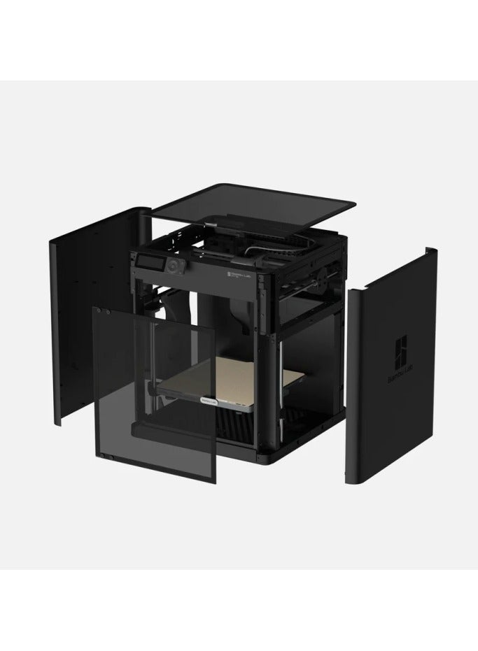 بامبو لاب P1S 3D Printer, Works Right Out Of The Box, Set Up In 15 Minutes, Up to 20000 mm/s² Acceleration Black - Image 2