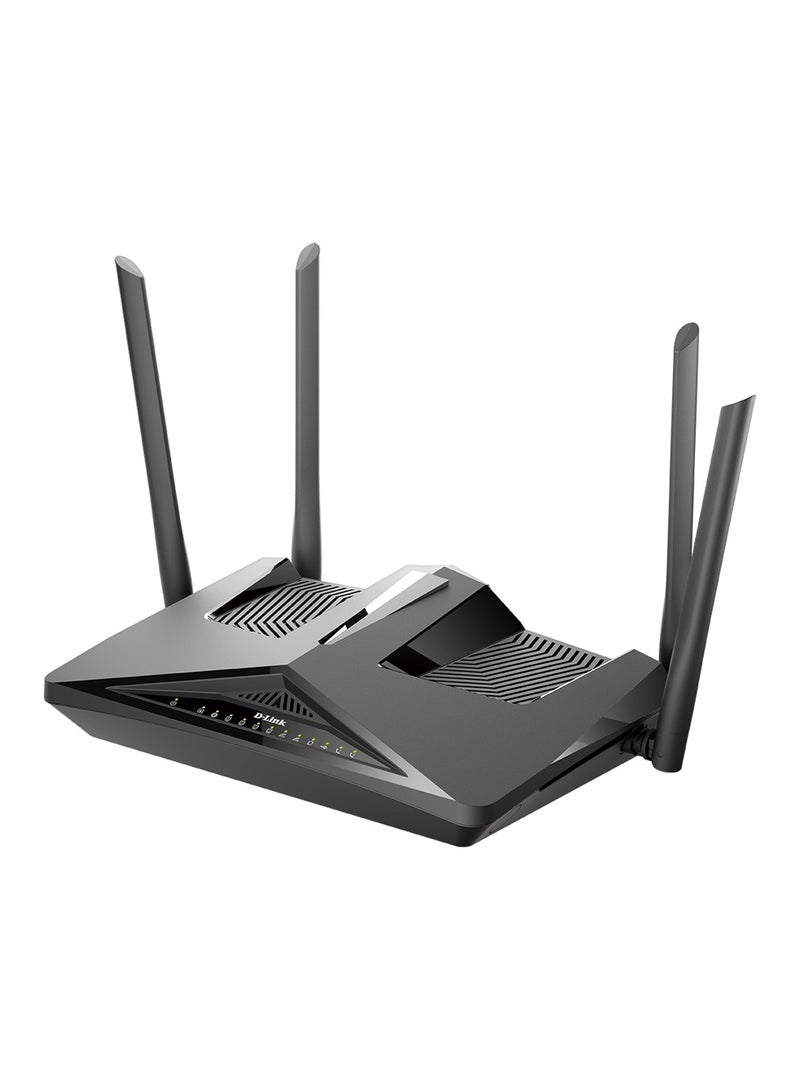 Dual Band Wireless AX1800 VDSL2 / ADSL2+ Modem Router with VOIP Black