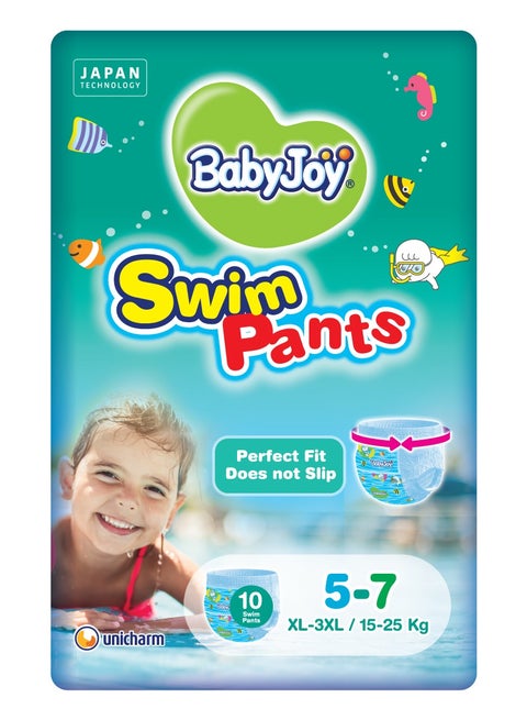 Diaper Pants Size 5-7 (15-25 Kg) Pack Of 10
