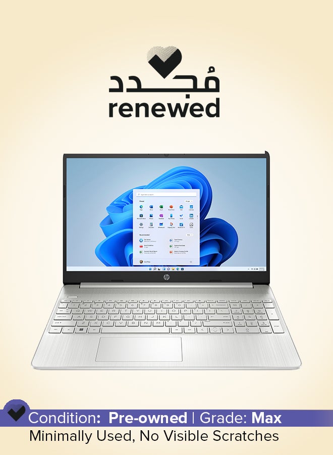 إتش بي Renewed - 15 DY Laptop With 15.6-Inch Display,Intel Core i7/Quad Core/12th Gen/16GB RAM/1TB SSD/Intel Iris Plus Graphics/Windows 11 English/Arabic Silver  - Image 1