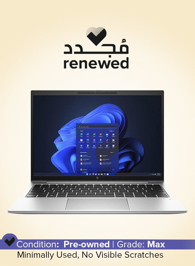 إتش بي - Renewed - Elitebook 830 G9 Laptop With 12.3-Inch FHD Display,Intel Core i5/Quad Core/12th Gen/16GBRAM/DDR4/512GB SSD/Windows 10 English/Arabic Silver - Image 1