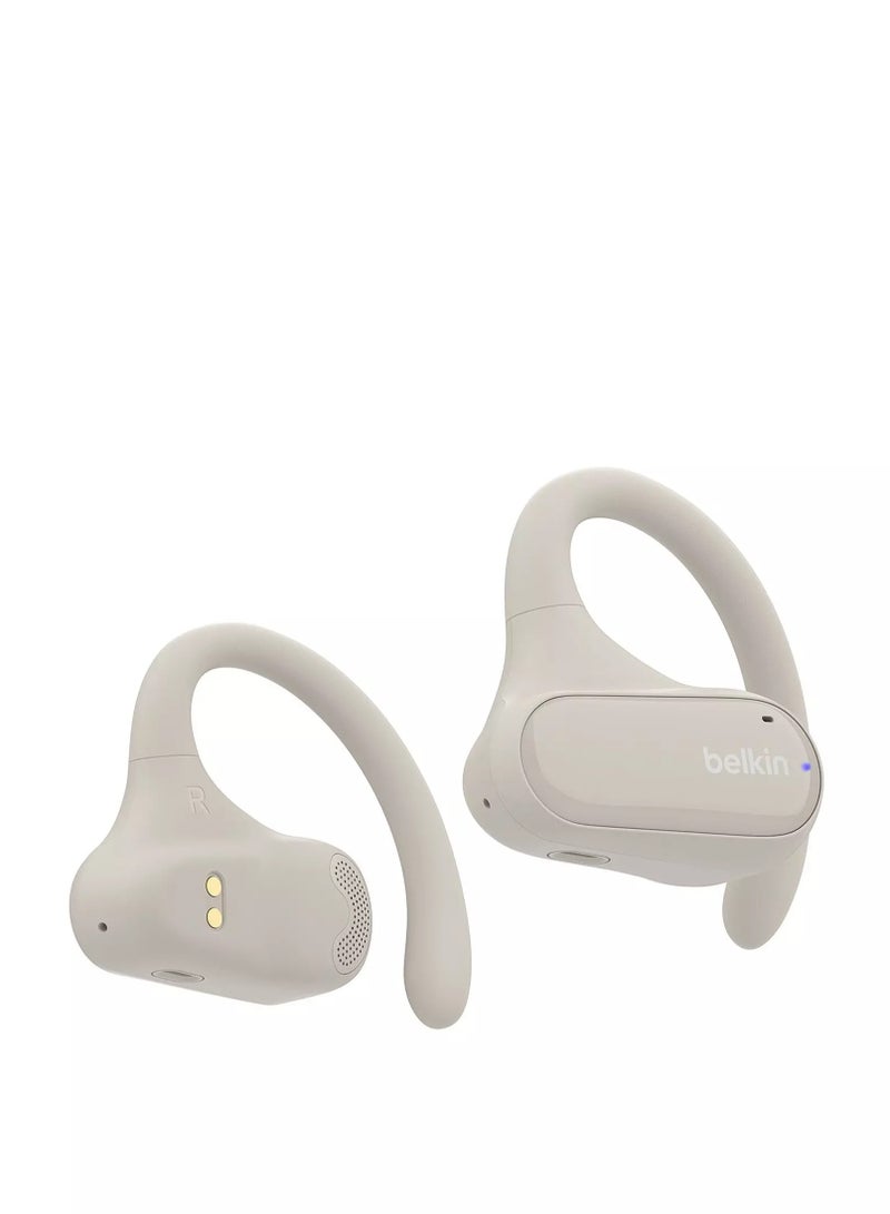 belkin Soundform Clearfit Open-Ear Wireless Earbuds- SAND Sand  - Image 2