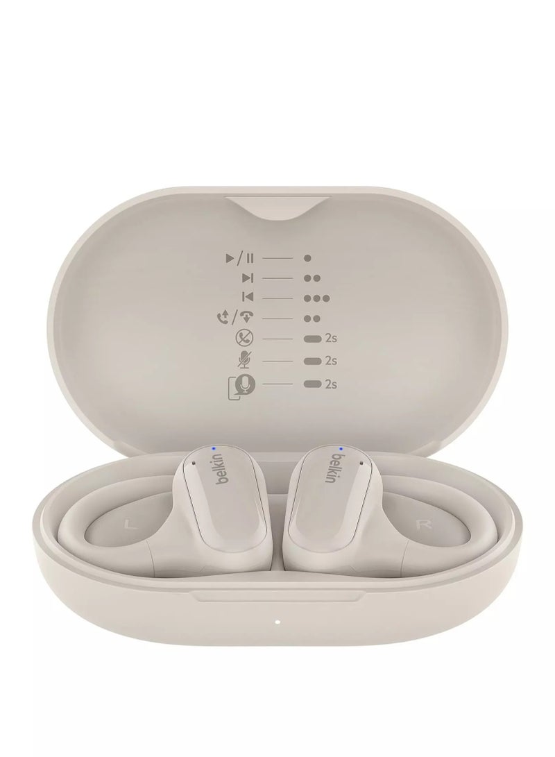 belkin Soundform Clearfit Open-Ear Wireless Earbuds- SAND Sand  - Image 1