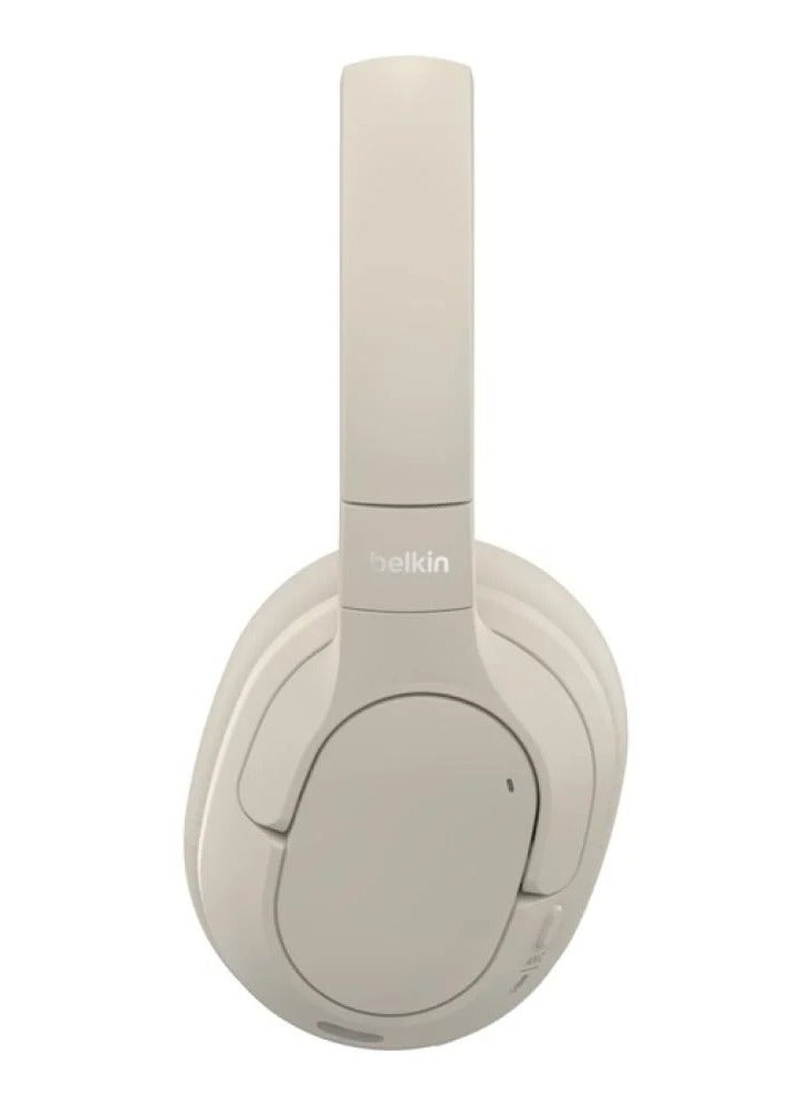 belkin Soundform Isolate Noise Cancelling Headphones - Sand  - Image 1