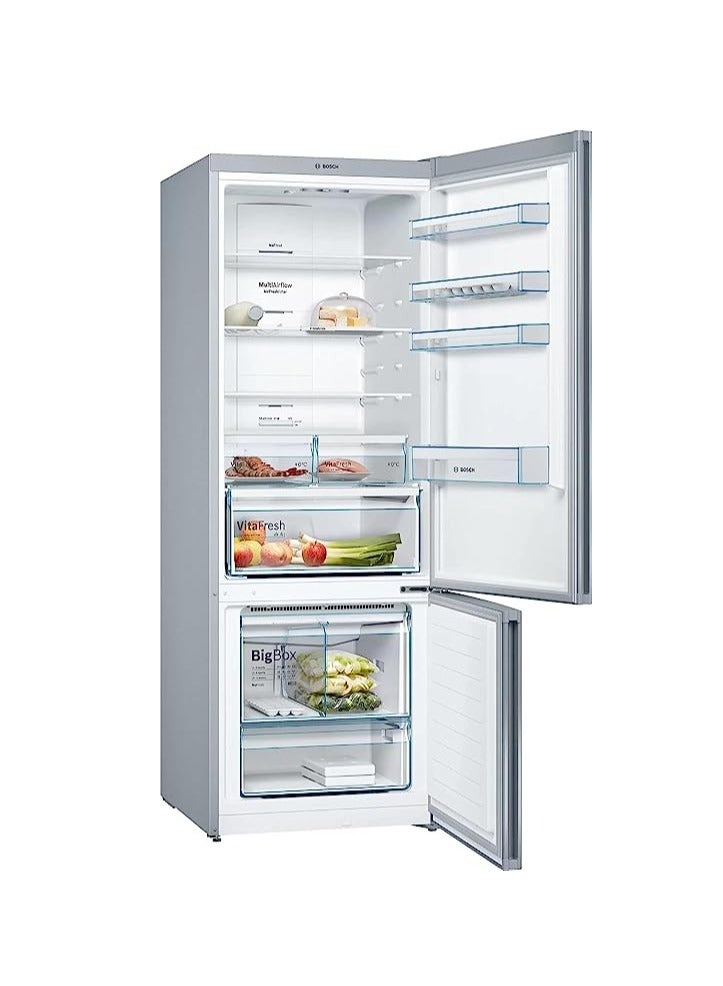 BOSCH Refrigerator Capacity 505 Liter Series 4  bottom freezer 193 x 70 cm Stainless steel anti fingerprint KGN56CI30U KGN56CI30U Silver - Image 2