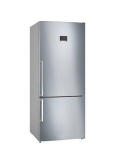 BOSCH Fridge Series 6 with freezer at bottom Free-standing Net Capacity 526 Liter Multi Airflow System Stainless steel with anti-fingerprint KGN76CI3E8 silver  - Image 1