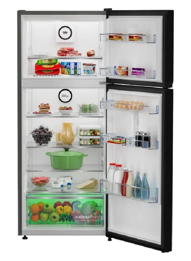 بيكو Beko No-Frost Refrigerator, 367 Liters, Inverter 367 L RDNE420K02DXIPEGB BLACK  - Image 3