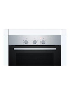 BOSCH Series 2 Built-In Oven 60 cm, 66L Capacity, 5 Heating Modes, Fast Preheat- Stainless Steel HBF011BR0Q Silver  - Image 3
