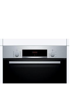 BOSCH Series 4 Built-In Oven 60 cm, 66L Capacity, 8 Heating Modes, Fast Preheat - Stainless Steel ( HBJ534ES0 ) HBJ534ES0 Silver  - Image 2
