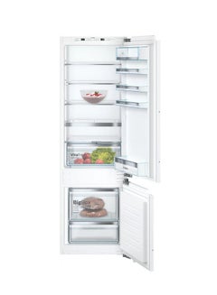 BOSCH Series 6 Built-In Refrigerator with Bottom Freezer, 270L Capacity, LowFrost 1000 W KIS87AF3E8 White  - Image 1