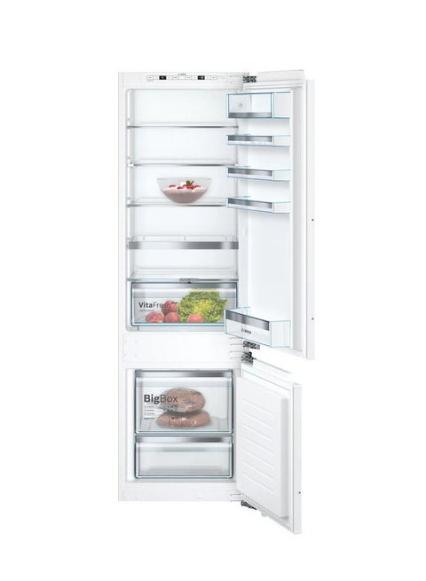 Series 6 Built-In Refrigerator with Bottom Freezer, 270L Capacity, LowFrost 1000 W KIS87AF3E8 White