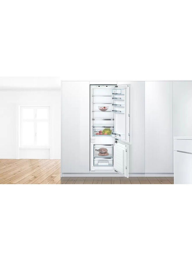 BOSCH - Series 6 Built-In Refrigerator with Bottom Freezer, 270L Capacity, LowFrost 1000 W KIS87AF3E8 White - Image 1