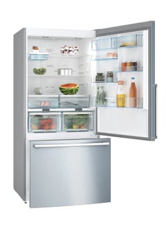 BOSCH Series 6 Freestanding Refrigerator with Bottom Freezer, 631L Capacity, VitaFresh XXL, SuperCooling, Stainless Steel with anti-fingerprint KGB86CIE0N Silver  - Image 2