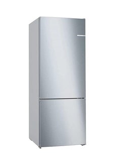 BOSCH Series 4 Freestanding Refrigerator with Bottom Freezer, 483L Capacity, VitaFresh XXL, SuperCooling, Stainless Steel with anti-fingerprint ( KGN55VI2E9 ) KGN55VI2E9 Silver  - Image 1