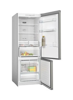 BOSCH Series 4 Freestanding Refrigerator with Bottom Freezer, 483L Capacity, VitaFresh XXL, SuperCooling, Stainless Steel with anti-fingerprint ( KGN55VI2E9 ) KGN55VI2E9 Silver  - Image 2