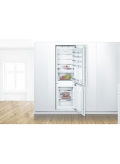 BOSCH Series 6 Built-In Refrigerator with Bottom Freezer, 254 Liters, Fast Cooling, Humidity Control KIN86AF3M8 white  - Image 5