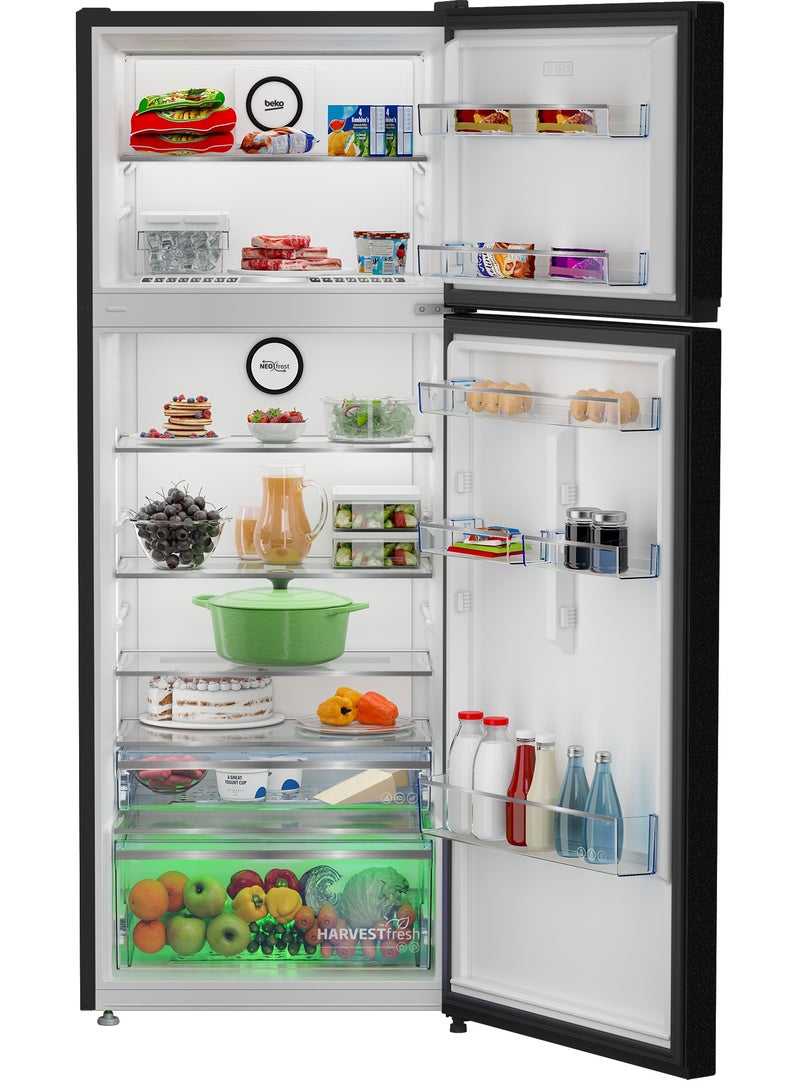 بيكو No-Frost Dual Cooling Refrigerator - 406 Litres - Pro Smart Inverter Compressor - Top Freezer - Black - RDNE455M20XBIDEGB 406 L RDNE455M20XBIDEGB Black  - Image 4