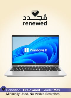 إتش بي Renewed - ProBook 640 G8 With 14-Inch HD Display,Core i7-1125G7/Quad Core/11th Gen/8GB RAM/512GB SSD/Windows 11 English/Arabic Silver  - Image 1