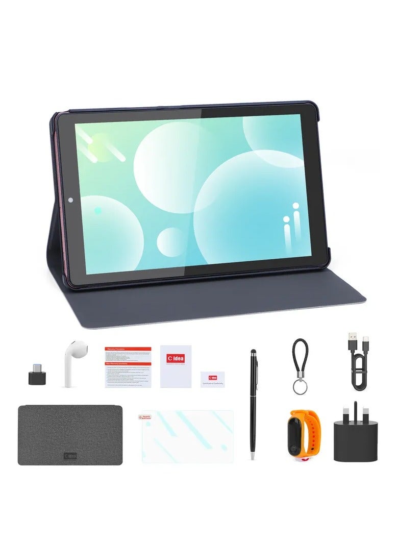 سي آيديا 9-Inch Smart Tablet IPS Screen 5G LTE Single SIM WiFi,  8GB RAM 512GB ROM Kids Tab Zoom TikTok Supported Android 13 Slim Tablet PC Pink  - Image 5
