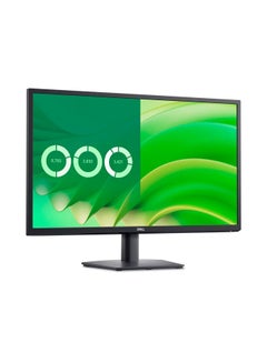 DELL 27" Inch Monitor - Full HD 1080p (1920x1080) VA, 75Hz Refresh Rate, 5ms Respose Time, Anti-glare VGA, DisplayPort 1.2, Backlight Technology Edge LED - E2725H | Black  - Image 1