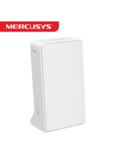 MERCUSYS Cat 4 up to 150 Mbps AC1200 Wireless Dual Band 4G LTE Router, Connect up to 64 Devices, SIM Card Plug and Play, Available WAN Connection, 867 Mbps + 300 Mbps WiFi, External Antennas Ports(MB130-4G) White  - Image 1