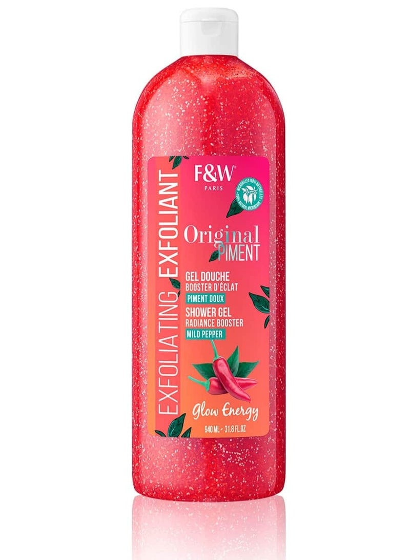 Fair and White Original Piment Shower Gel Radiance Booster Mild Pepper red 940ml - Image 1