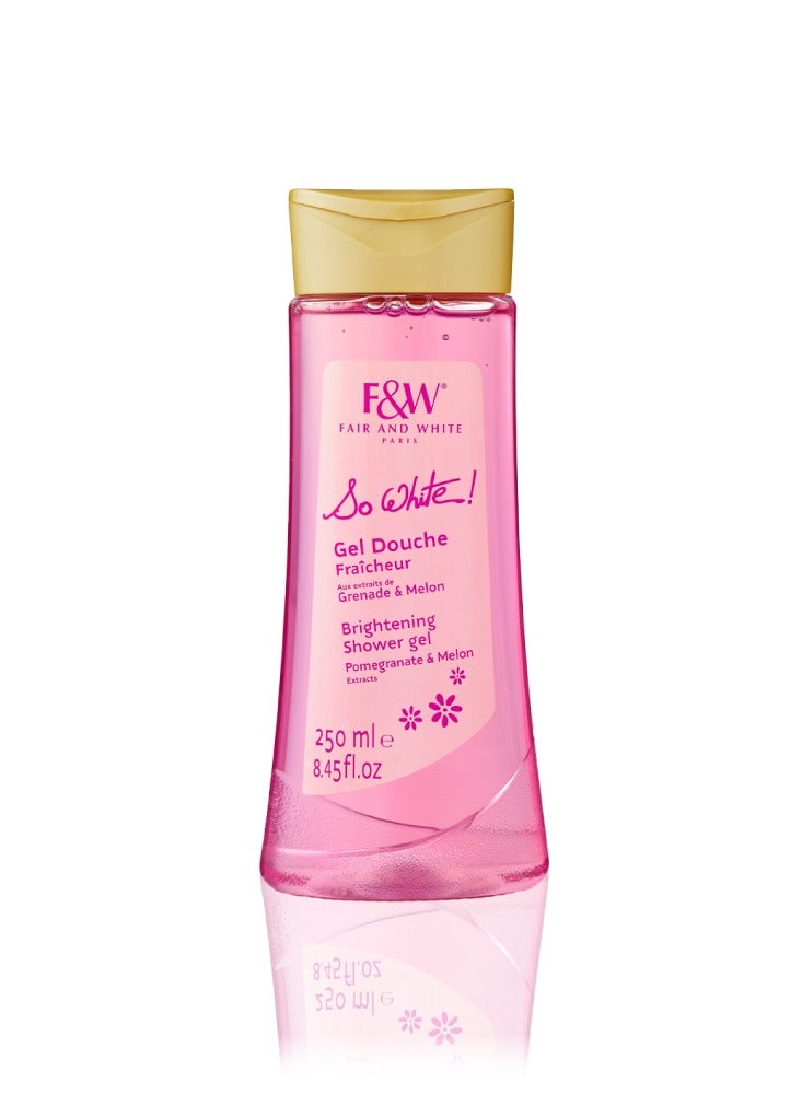 Fair and White So White shower gel pink 250ml  - Image 2