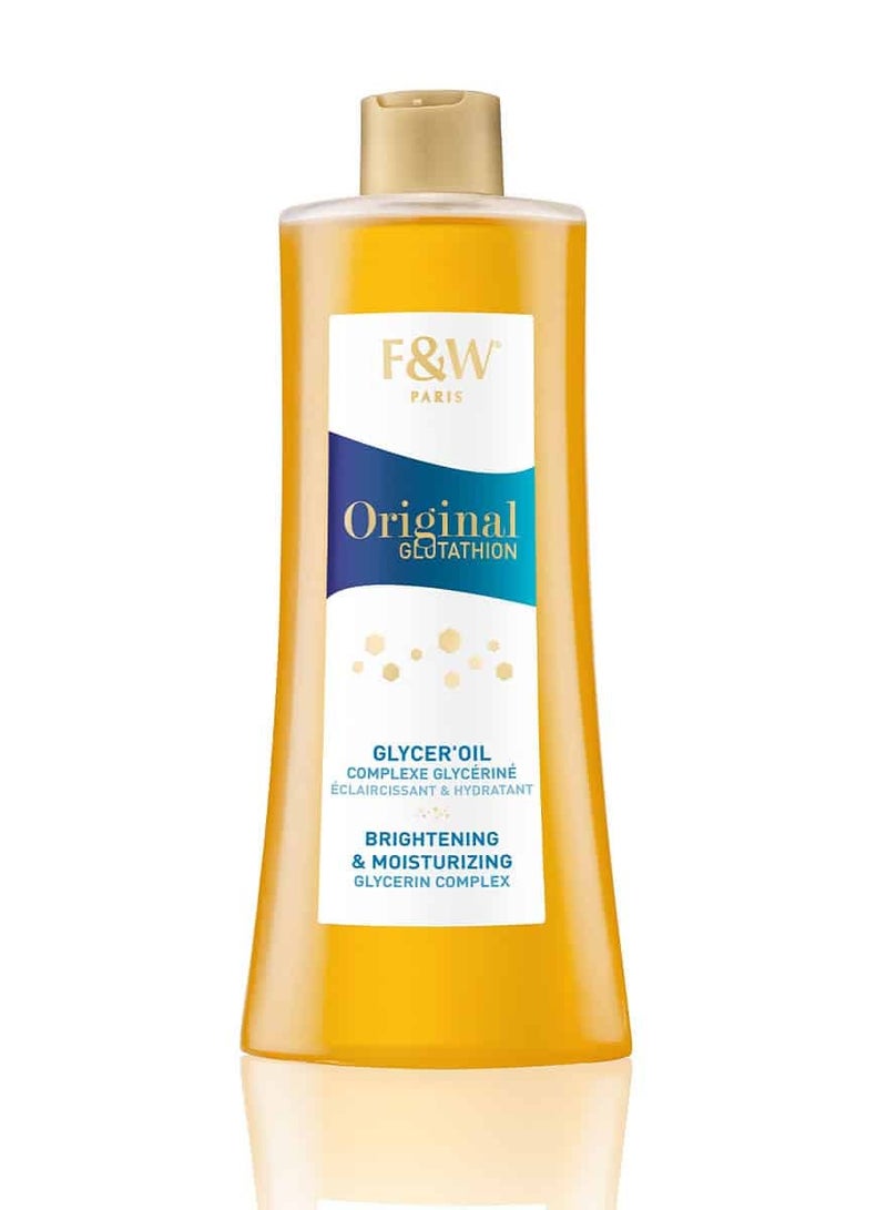 Fair and White Original Glutathion Glycer'oil brightening & Moisturizing blue 200ml  - Image 1