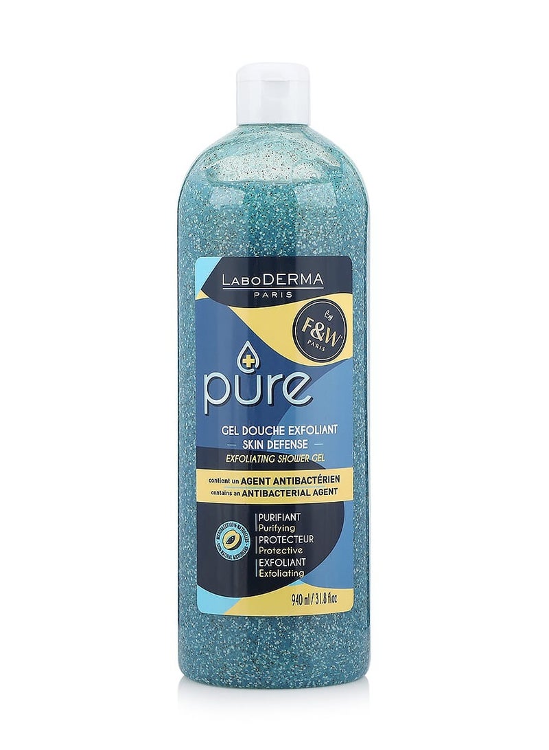 Fair and White - Laboderma Anti-Bacterial exfoliating shower gel 614 940ml - Image 1
