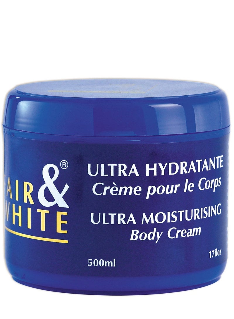 Fair and White Ultra Moisturising Body Cream blue 400ml  - Image 1