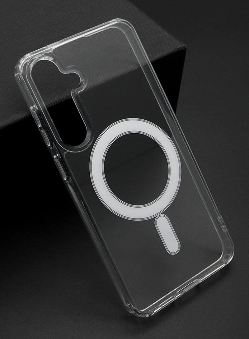 MARGOUN (for Samsung Galaxy S25 Plus) 2Packs, Clear Magnetic Ring Case Ultra Slim and Protective with Shock Proof Privacy Screen Protector Clear  - Image 5