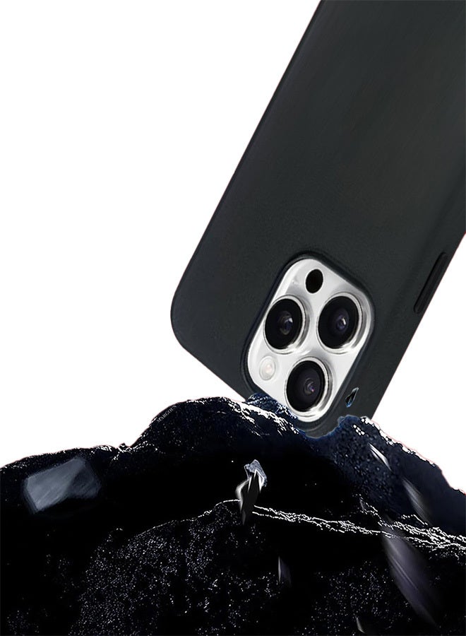 MARGOUN 2Packs Magsafe Leather Case and Screen Protector for Apple iPhone 16 Pro Max, Anti-Scratch Case Shockproof Drop Proof Protective Slim Case - Black - Image 3