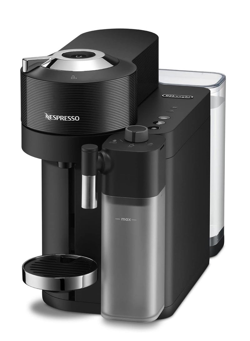 نسبرسو De'Longhi Nespresso Vertuo Lattissima ENV300.B, Automatic Coffee Machine with Automatic Milk Frother, Single-Serve Capsule Coffee Machine, 5 Cup Sizes, 1500W, Matt Black & Glossy 1.6 L 1500 W ENV300.B Black  - Image 5