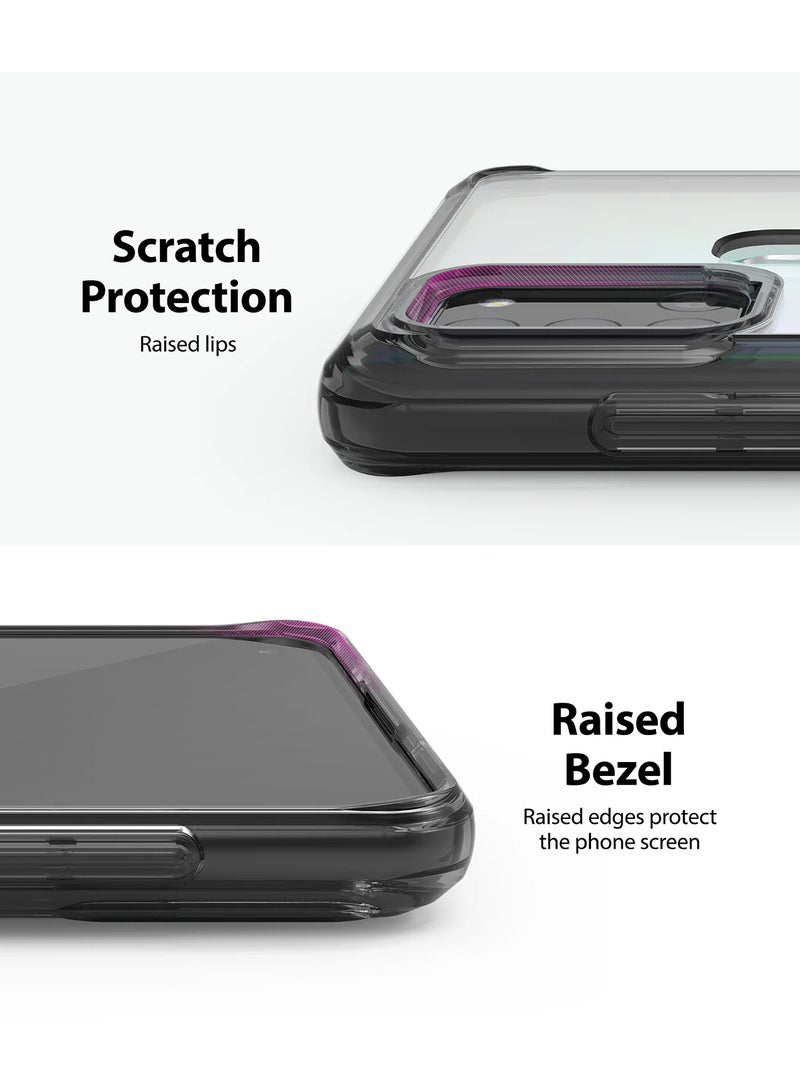 Ringke Fusion Anti Scratch Dual Coating Compatible With Case Augmented Bumper Shockproof Cover Designed For Galaxy A21s Smoke Black - Image 4