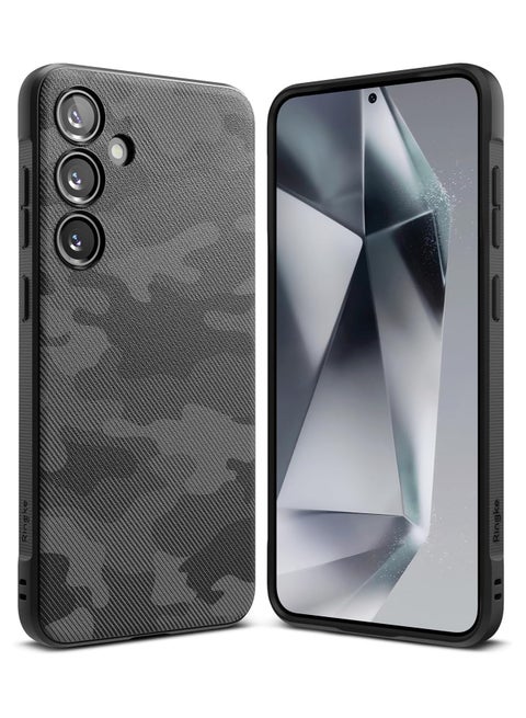 Onyx [Feels Good in The Hand] Compatible with Samsung Galaxy S24 5G Case, Anti-Fingerprint Technology Prevents Oily Smudges Non-Slip Enhanced Grip Precise Cutouts for Camera Camo Black